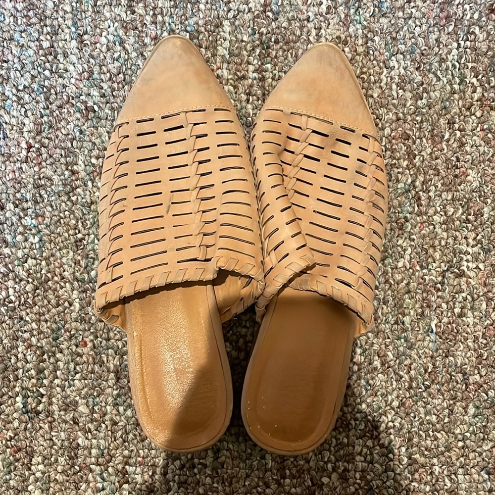 Tan Mules